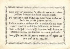 1849. 15kr "Kincstári utalvány" T:I- (kis sarokhajlás)