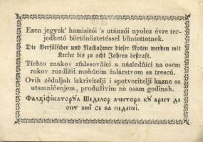 1849. 30Kr "Kincstári utalvány" T:I- fo