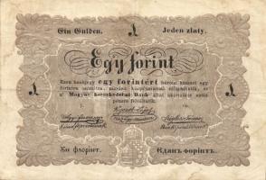 1848. 1Ft "Kossuth Bankó" T:III