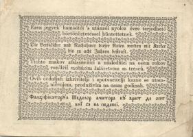 1849. 2Ft "Kincstári utalvány" sorszám nélkül! T:III (nagyon szép állapotban, apró lyuk a ...