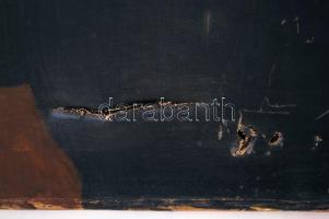 1937 Azonosítatlan jelzéssel: Női portré olaj-vászon, keretben 70x84 cm (kis szakadás)