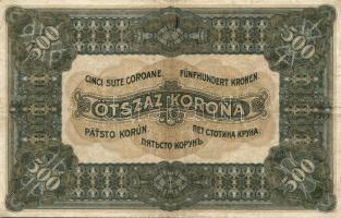 1920. 500K "Orell Füssli Zürich" barna sorszámozás barna színű T:III