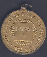 1941. "Vitéz Gömbös Gyula Emlékérem" Remecz József háromszoros diszkoszvetőbajnok és világ...