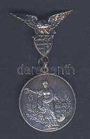 1940. "Magyar Athlétikai Szövetség Kerületi Bajnoksága" díjérme turul jelvénnyel Remecz József diszkoszvetőbajnok részére T:1