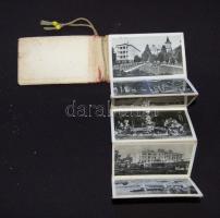 cca 1940 Balatonfüred gyöngyházborítású 11 lapos leporelló