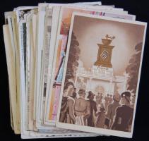 154 db háború előtti képeslap, magyar és külföldi városképek, motívumok