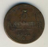 Ausztria/magyar verdejel 1851G 3Kr T:3 ph.