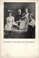 Franz Ferdinand and his children (cut)
