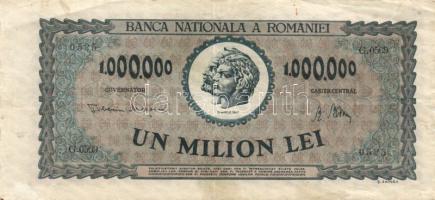 Románia 1941. 500L + 1943. 1000L + 1945. 100L, 10.000L + 1946. 100.000L + 1947. 1.000.000L + 1992. 5...