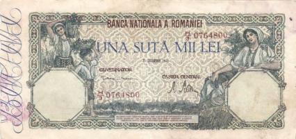 Románia 1941. 500L + 1943. 1000L + 1945. 100L, 10.000L + 1946. 100.000L + 1947. 1.000.000L + 1992. 5...