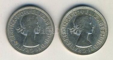 Ausztrália 1960-61. 1Fl Ag (2x) T:2,2-