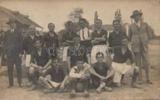 Football team real photo