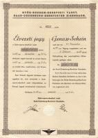 1941. Győr-Sopron-Ebenfurti Vasút élvezeti jegye