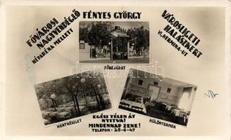 Budapest XIV. Fényes György nagyvendéglője