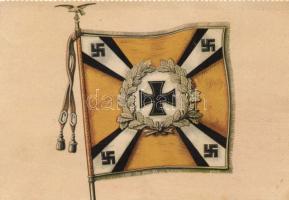 NS Propaganda, air force flag (taken from NS military calendar, no. 19)