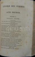 Oeuvres completes de Moliére - Moliére összes művei sorozat 1. és 12. kötete, Paris 1854 Furne et Co...