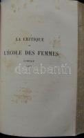 Oeuvres completes de Moliére - Moliére összes művei sorozat 1. és 12. kötete, Paris 1854 Furne et Co...