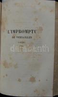 Oeuvres completes de Moliére - Moliére összes művei sorozat 1. és 12. kötete, Paris 1854 Furne et Co...