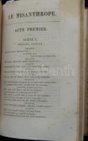 Oeuvres completes de Moliére - Moliére összes művei sorozat 1. és 12. kötete, Paris 1854 Furne et Co...