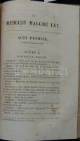 Oeuvres completes de Moliére - Moliére összes művei sorozat 1. és 12. kötete, Paris 1854 Furne et Co...