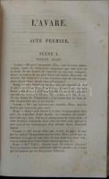 Oeuvres completes de Moliére - Moliére összes művei sorozat 1. és 12. kötete, Paris 1854 Furne et Co...