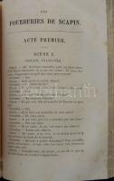 Oeuvres completes de Moliére - Moliére összes művei sorozat 1. és 12. kötete, Paris 1854 Furne et Co...