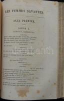 Oeuvres completes de Moliére - Moliére összes művei sorozat 1. és 12. kötete, Paris 1854 Furne et Co...