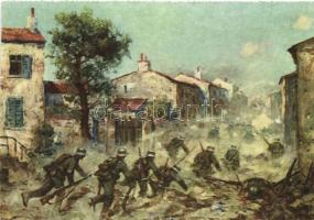 NS Propaganda, military WWI scene s: Schnürpel (taken from NS military calendar, no. 35)