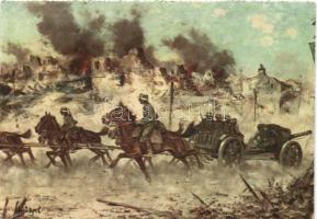 NS Propaganda, military WWI scene s: Schnürpel (taken from NS military calendar, no. 36)