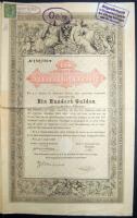Ausztria/Bécs 1868. október 1. Államadóssági kötvény 100G-ről
