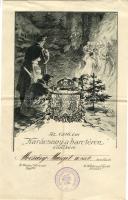 1916 Harctéri karácsony emléklap / Christmas on the field