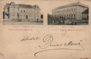 1899 Magyaróvár bank és iskola