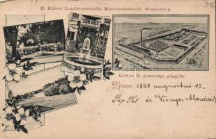 1898 Moson Kühne E. Gazdasági gépgyár