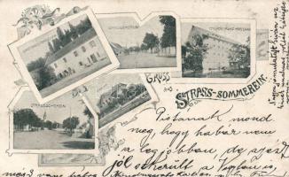 1899 Hegyeshalom (Strass-Sommerein) vasútállomással és malommal (EB)