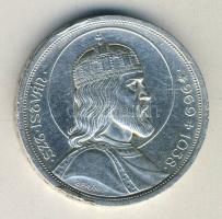 1938. 5P Ag "Szent István" T:2- ph