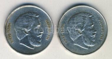 1947. 5Ft Ag (2x) "Kossuth" T:2,2- ph