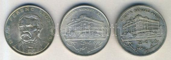1992-94. 200Ft Ag "MNB" + "Deák" (3x) T:2,2-