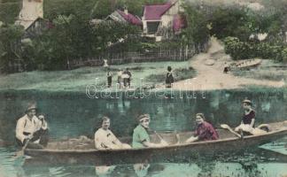 Báta csónakázás a Sár vízén