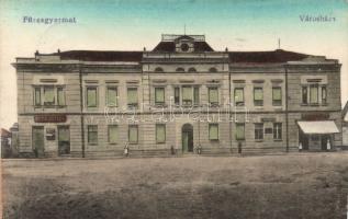 Füzesgyarmat Városháza Beck József üzletével