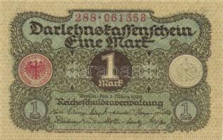 Német Birodalom / Weimari Köztársaság 1920. 1M (13x) 5-5-3 egymás utáni sorszámokkal T:I