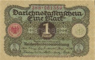 Német Birodalom / Weimari Köztársaság 1920. 1M (13x) 5-5-3 egymás utáni sorszámokkal T:I