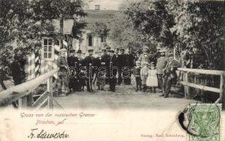 Byczyna (Pitschen) Russian border (EB)