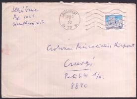 1980 Illyés Gyula író, költő saját kézzel írt levele