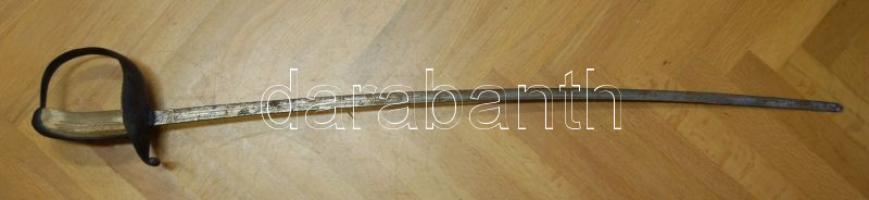 Régi szarvas-agancs markolatú kard /  sword with antler handle 100 cm