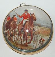 Dekoratív vadász fali dísz üveggel