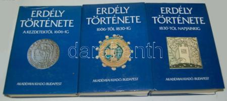 Makkai-Szász: Erdély története 3 kötetben: Bp., 1988 Akadémiai kiadó. Szép állapotban