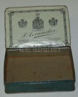 cca 1910 Nordcap fém cigarettás-doboz, kissé nyomott. Ritka / Nordcap metal cigarette box bit deform...