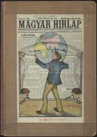 Világnaptár 1909. a Magyar Hírlap ajándéka előfizetőinek. Bp. 1908, Jókai ny. Kiadói félvászon-kötésben.