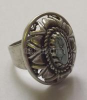 Türkizzel díszített női ezüst gyűrű / 8g