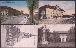 36 db régi Gyula városképes lap, köztük igazi ritkaságok és litho is, fotóalbumba rendezve / 36 rare...